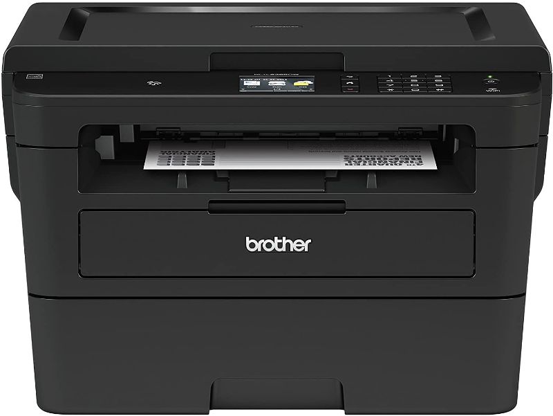 Photo 1 of Brother Premium L-2395DW Series Compact Monochrome All-in-One Laser Printer I Print Scan Copy I 2.7" Color LCD I Wireless | Mobile Printing I Auto 2-Sided Printing I 36 ppm + Printer Cable