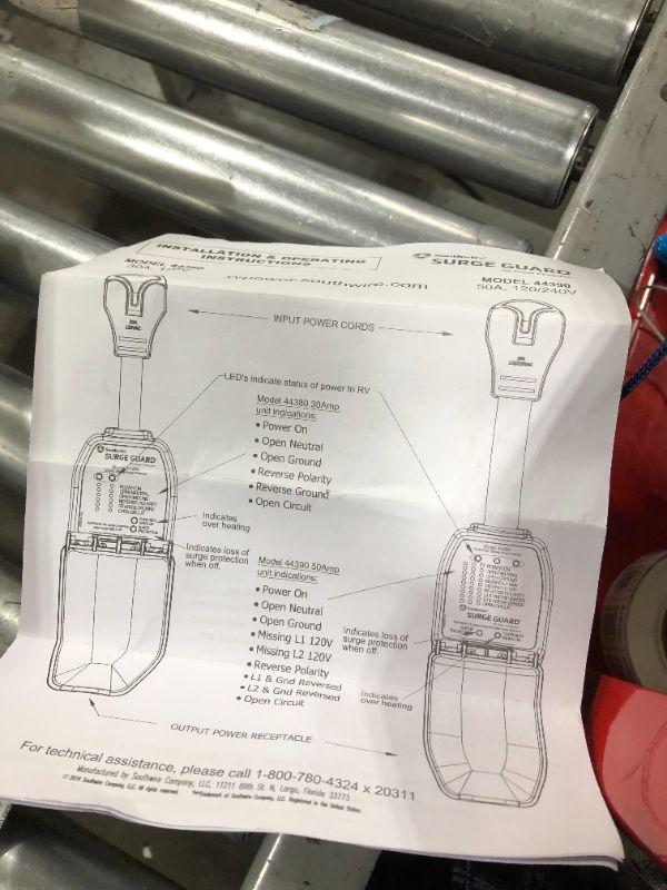Photo 3 of Southwire Company LLC 44380 Surge Guard 30A Portable , black
