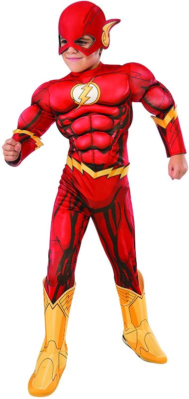 Photo 1 of Rubie's Costume DC Superheroes Flash Deluxe Child Costume, Small
