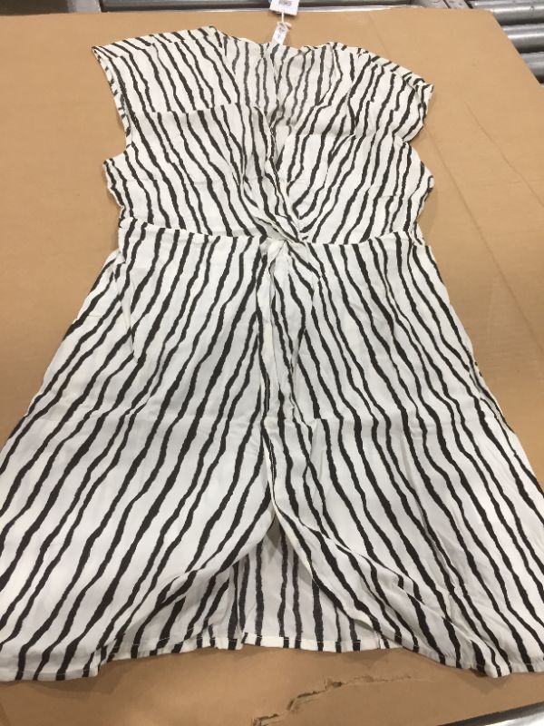 Photo 1 of MEDIUM Black and white striped Romper 