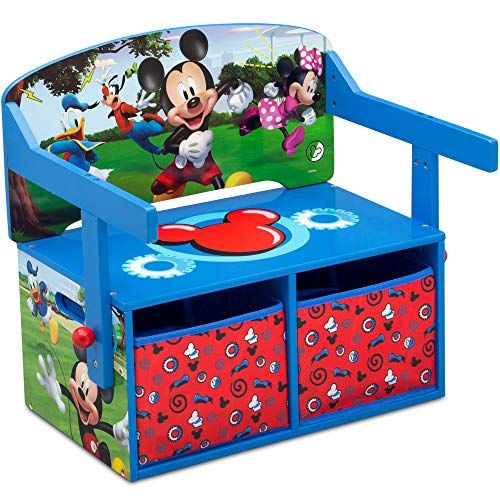 Photo 1 of Delta Children Kids Activity Bench, Disney Mickey Mouse
