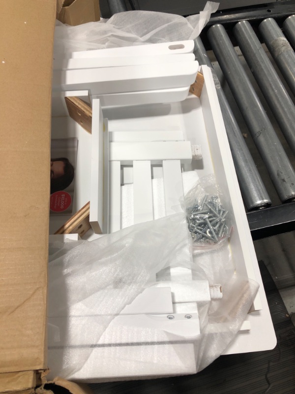 Photo 1 of Humble Crew Kids Wood Table and 2 Chairs Set, White