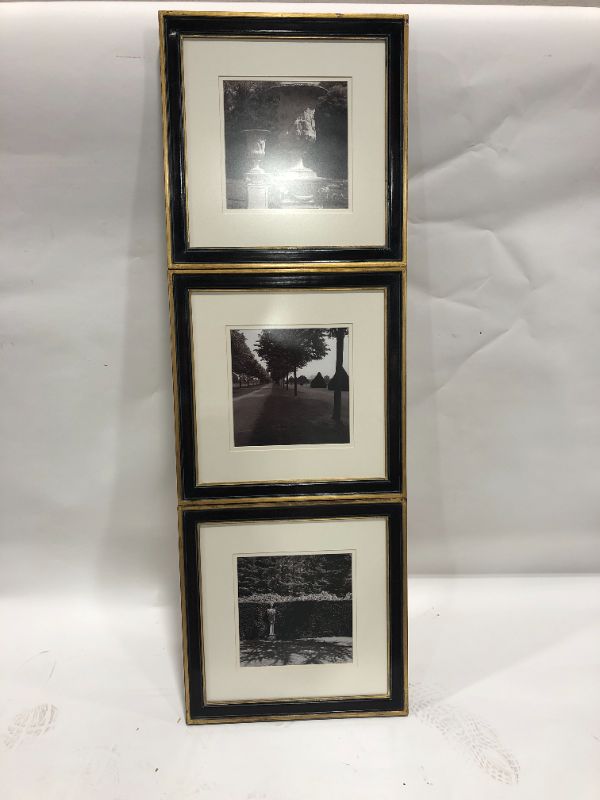 Photo 1 of 3 WINDOW MATTED FRAME BLACK WHITE DECORATIVE 22 X 68