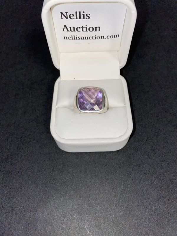 Photo 1 of .925 AMETHYST RING SIZE 8 