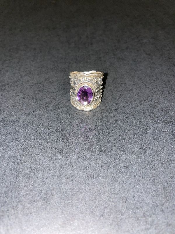 Photo 1 of .925 AMETHYST SIZE 8