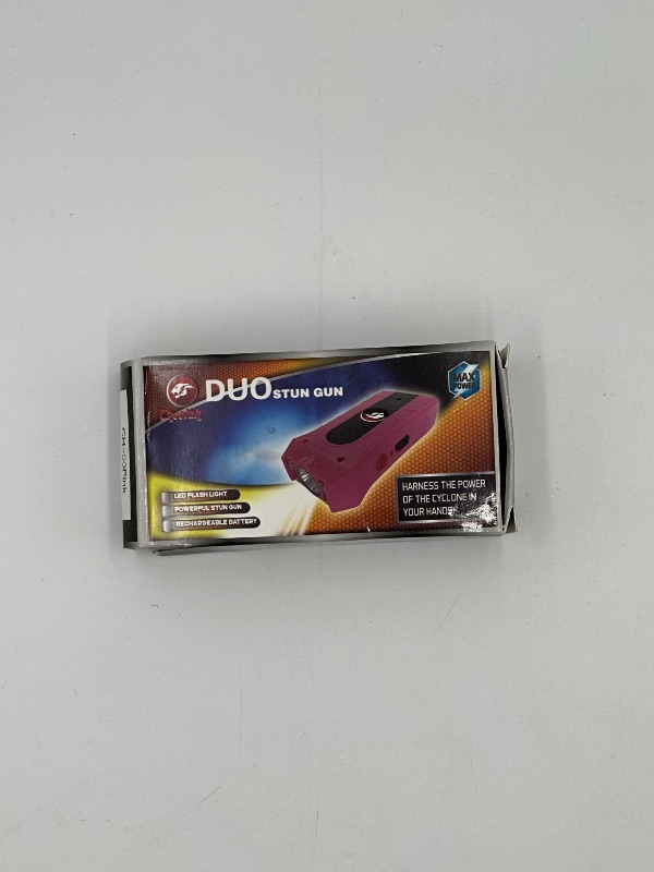 Photo 2 of DUO STUN GUN BLACK TASER WITH LED FLASHLIGHT CARRYING CASE NEW