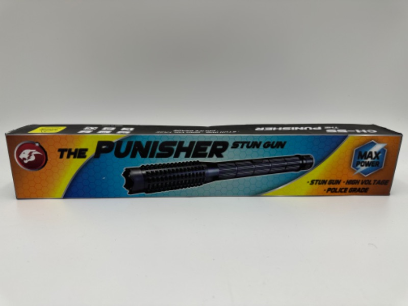 Photo 2 of THE PUNISHER STUN GUN HIGH VOLTAGE MAX POWER NEW