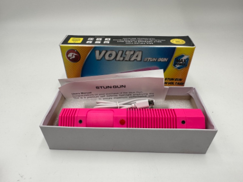 Photo 1 of VOLTA STUN GUN HIGH VOLTAGE MAX POWER PINK NEW