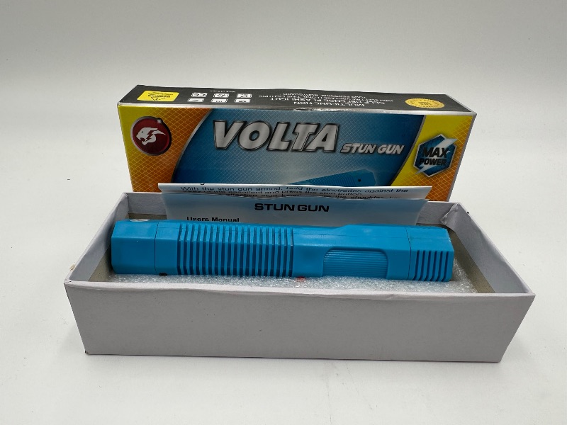 Photo 1 of VOLTA STUN GUN HIGH VOLTAGE MAX POWER BLUE NEW