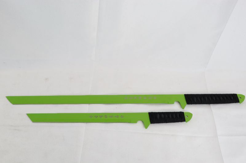 Photo 1 of 2 SET OF FULL TANG NINJA SWORDS NEW