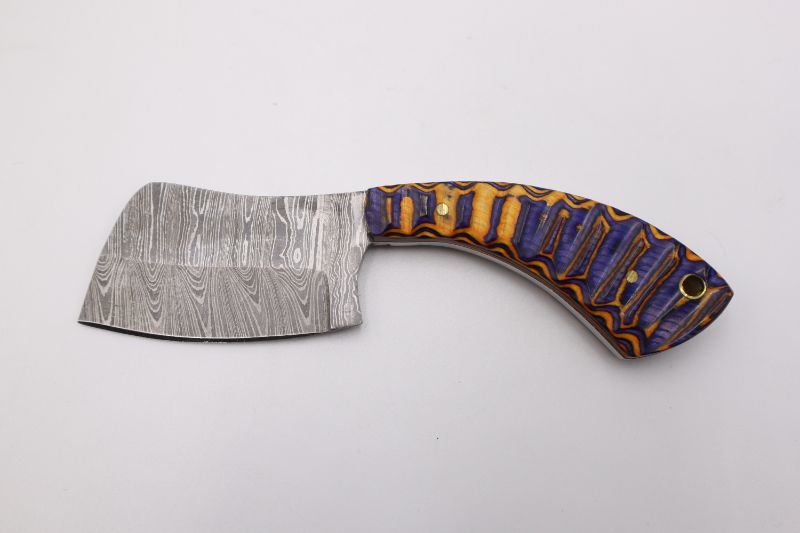 Photo 1 of 6.25 INCH SUNRISE CLEVER DAMASCUS KIFE NEW