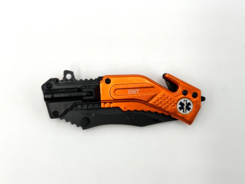 Photo 3 of ORANGE EMT POCKET KNIFE NEW