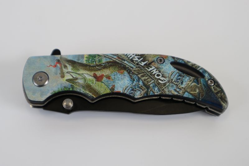 Photo 1 of GONE FISHING POCKET KNIFE NEW 