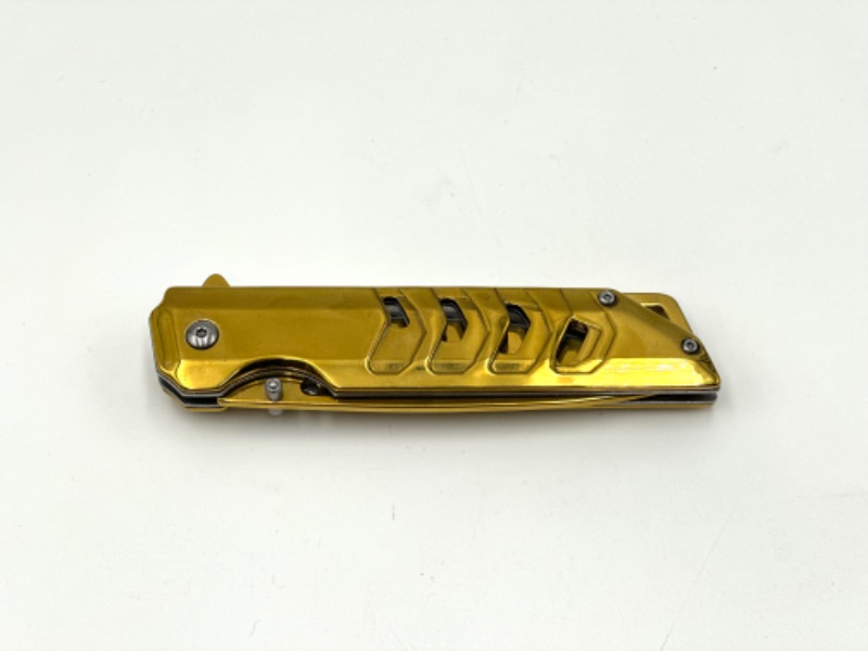 Photo 2 of GOLD FALCON POCKET KNIFE WITH WINDOW BREAKER NEW