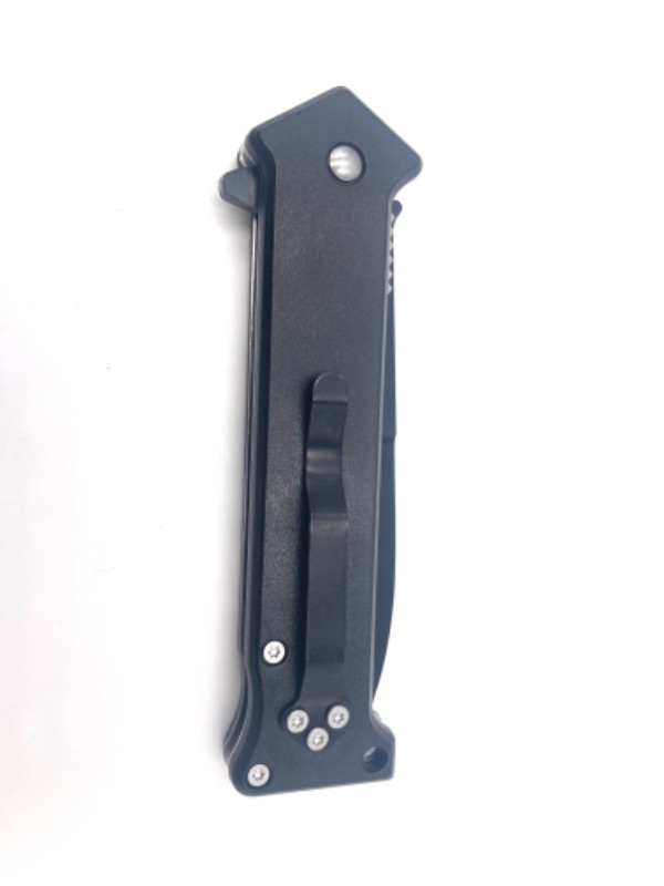 Photo 3 of GRIMM REAPER BLACK POCKET KNIFE NEW 