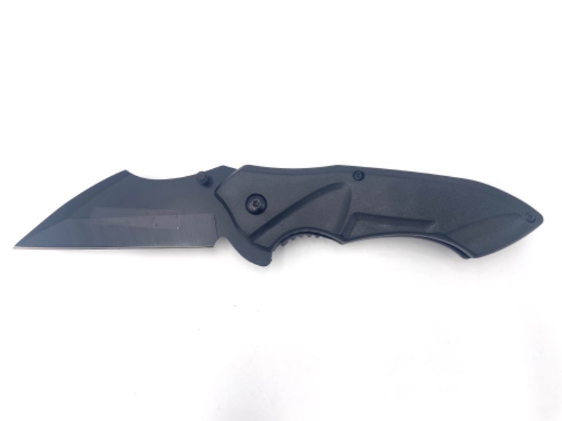 Photo 2 of ALL BLACK POCKET KNIFE NEW 