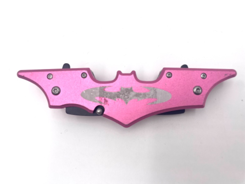 Photo 1 of MULTI BLADE PINK BATMAN POCKET KNIFE NEW 