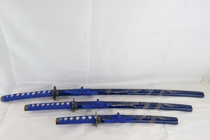 Photo 5 of 3 SET KATANA SWORD SHARP NEW 