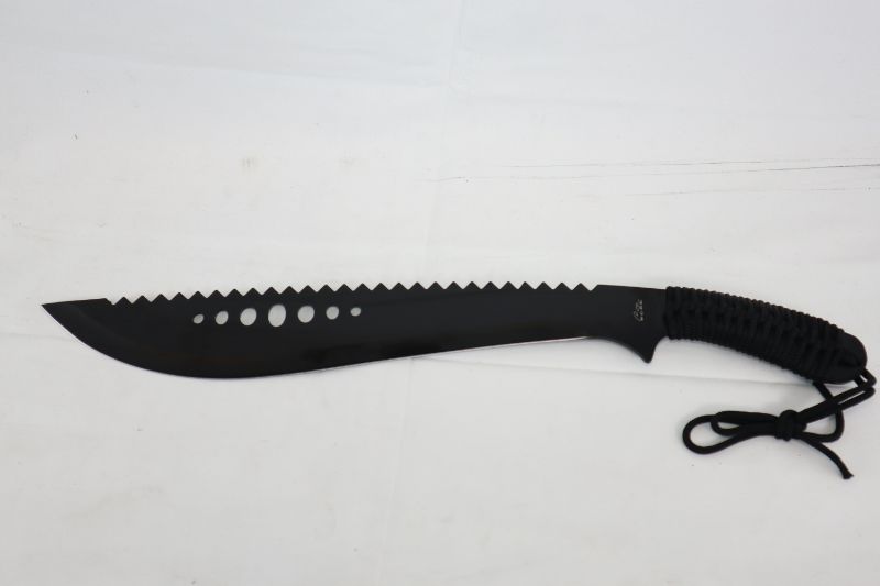 Photo 1 of 21 INCH MACHETE KNIFE WITH TRIANGLE TEETH 14 INCH SHARP BLADE NEW 