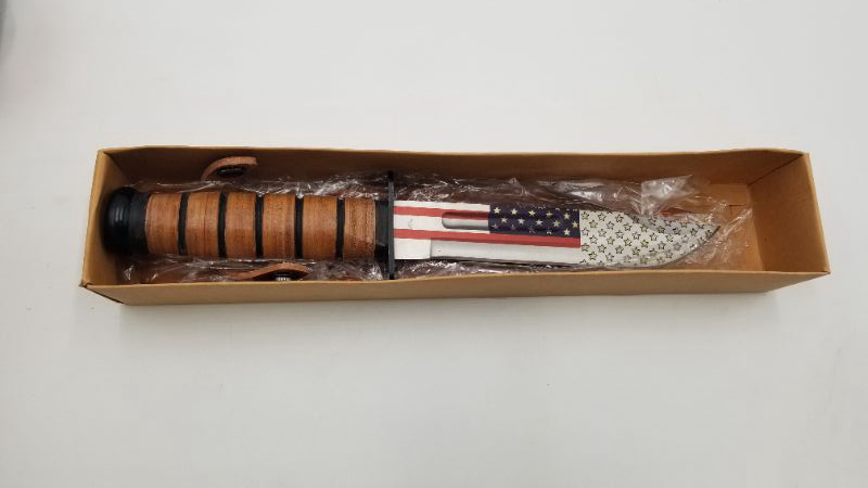 Photo 3 of HK 12 INCH FLAG COMBAT FIGHTER KNIFE NEW