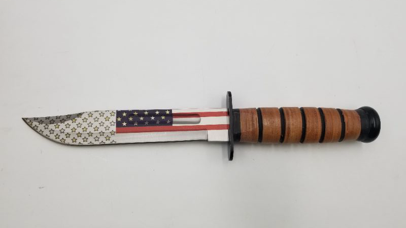 Photo 1 of HK 12 INCH FLAG COMBAT FIGHTER KNIFE NEW