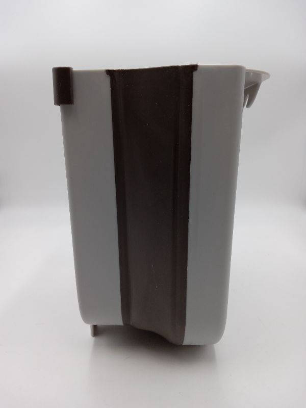 Photo 6 of 6" W x11.5" H Collapsible Grey Car Trash Can New 