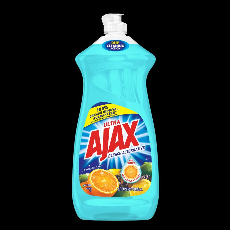 Photo 1 of Ajax Ultra Triple Action Liquid Dish Soap, Bleach Alternative Citrus Berry Splash - 28 Fluid Ounce 2 Pack 