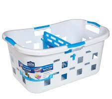 Photo 3 of Clorox Sort'n Fold Antimicrobial Plastic Laundry Basket, 1.8 Bushels, No sorter New