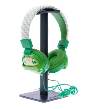 Photo 1 of Gabba Goods SafeSounds - Kids Green Dino Printed Volume-Limiting Wired Headphones