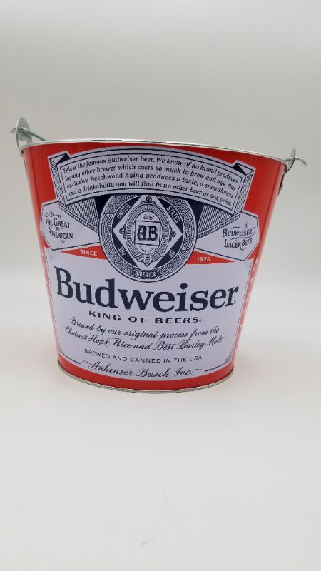 Photo 1 of Budweiser Metal Bucket New