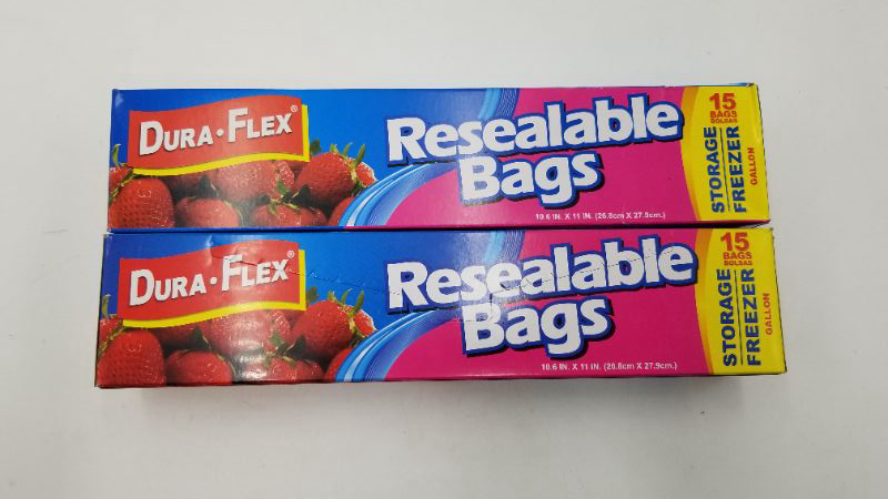 Photo 1 of Dura Flex Resealable Bags 