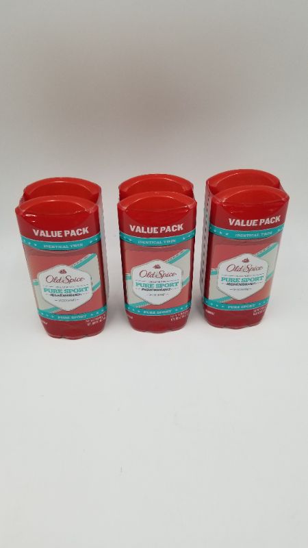 Photo 2 of Old Spice High Endurance Deodorant for Men Aluminum Free Pure Sport 3.0 Oz 6 Pack