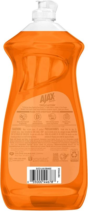 Photo 2 of Ajax Triple Action Dish Liquid, Orange, 28 Ounce 2 Pack