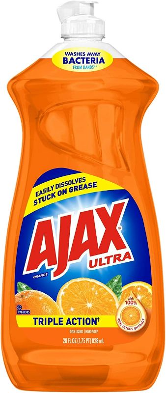 Photo 1 of Ajax Triple Action Dish Liquid, Orange, 28 Ounce 2 Pack
