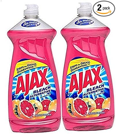 Photo 1 of 2 PACK Ajax Dish Washing Soap Bleach Alternative, Ruby Red Grapefruit, 28oz