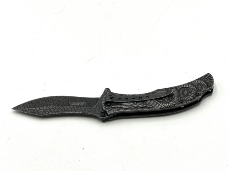 Photo 3 of GREY SERPENT DESIGN FALCON POCKET KNIFE NEW