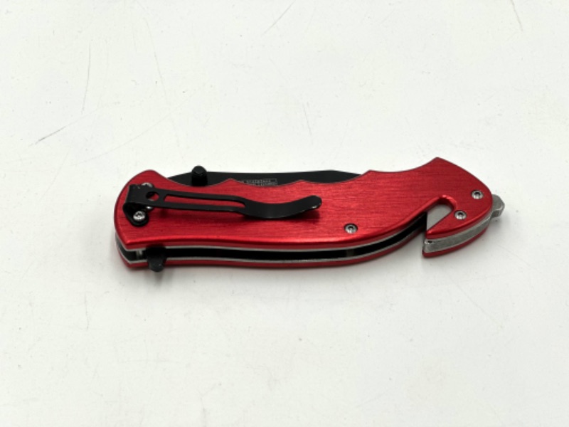 Photo 3 of RED FALCON POCKET KNIFE SEAT BELT CUTTER AND WINDOW BREAKER NEW