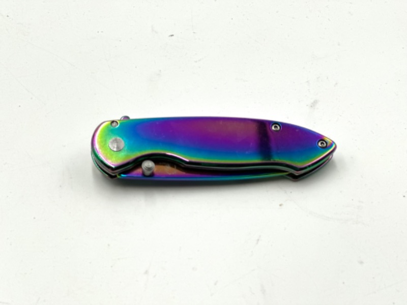 Photo 2 of OIL SLICK FALCON POCKET KNIFE NEW