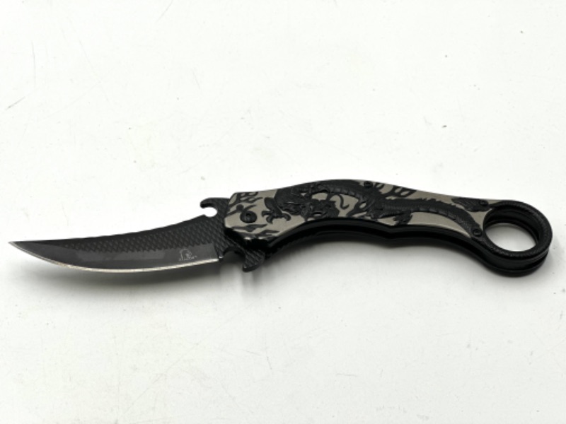 Photo 1 of DRAGON DESIGN FALCON POCKET KNIFE NEW