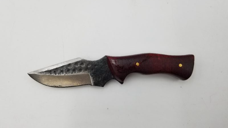 Photo 1 of 6.25 INCH BLACKSMITH FIXED BLACK KNIFE NEW