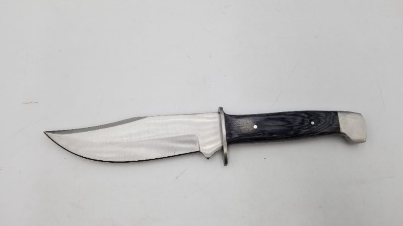 Photo 1 of 9.5 INCH TIGER SKINNER BLACK HUNTING KNIFE NEW 