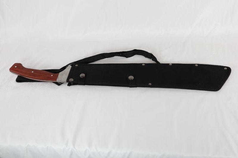 Photo 3 of 24 INCH MACHETE SWORD WOOD HANDEL NEW