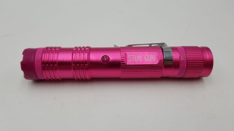 Photo 1 of ALPHA FORCE PINK STUN GUN HIGH VOLTAGE POLICE GRADE NEW 