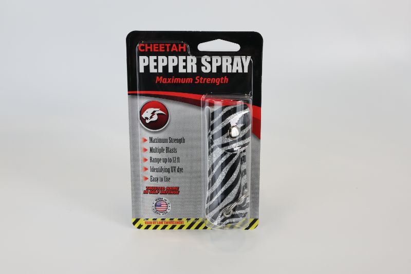 Photo 1 of ZEBRA CHEETAH PEPPER SPRAY 8 TO 12 FEET STREAM NEW