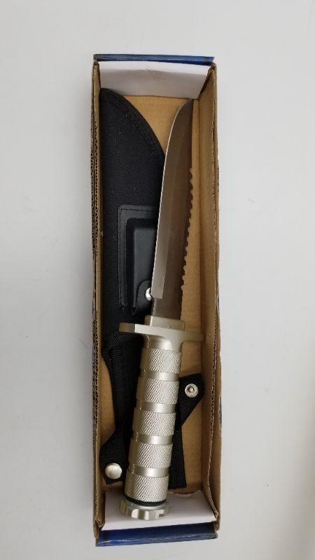 Photo 4 of HK 12 INCH SIL SURVIVAL KNIFE NEW 