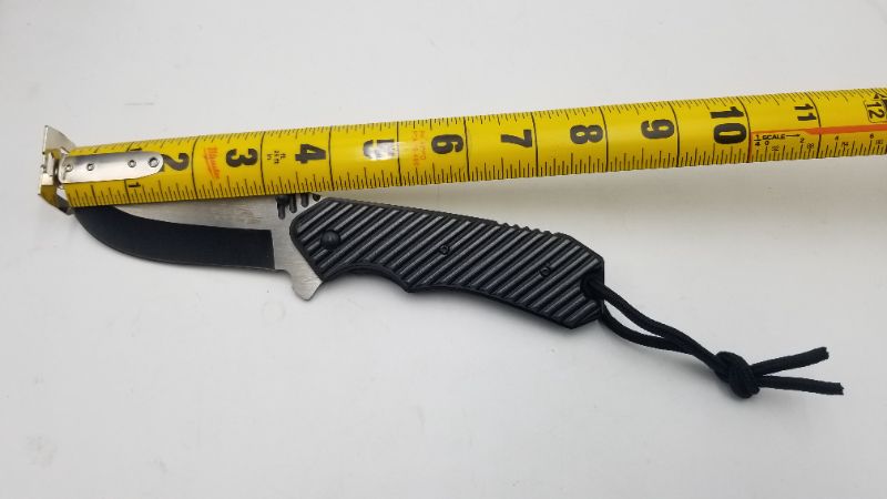 Photo 2 of 8 INCH POCKET KNIFE WITH STRIPE DESIGN NEW 