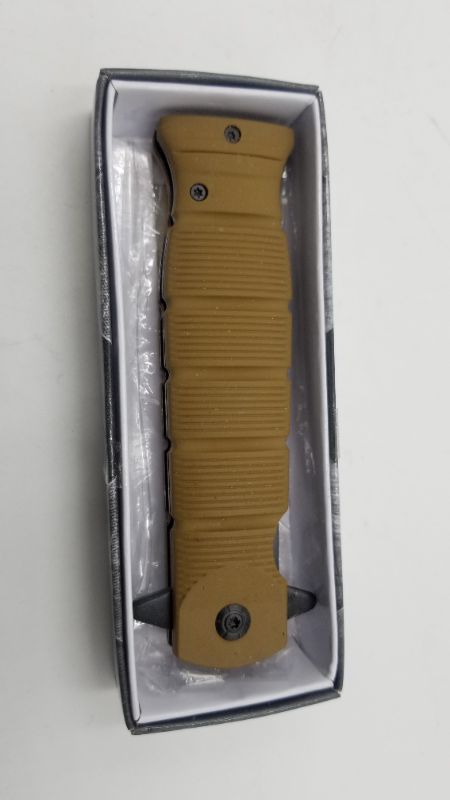 Photo 3 of BROWN HANDLE POCKET KNIFE NEW