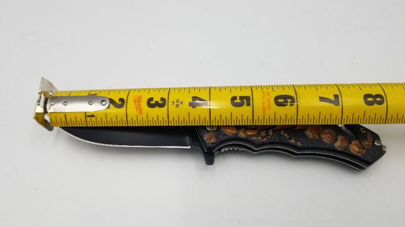 Photo 2 of 4.75 INCH ORANGE SCORPION POCKET KNIFE NEW