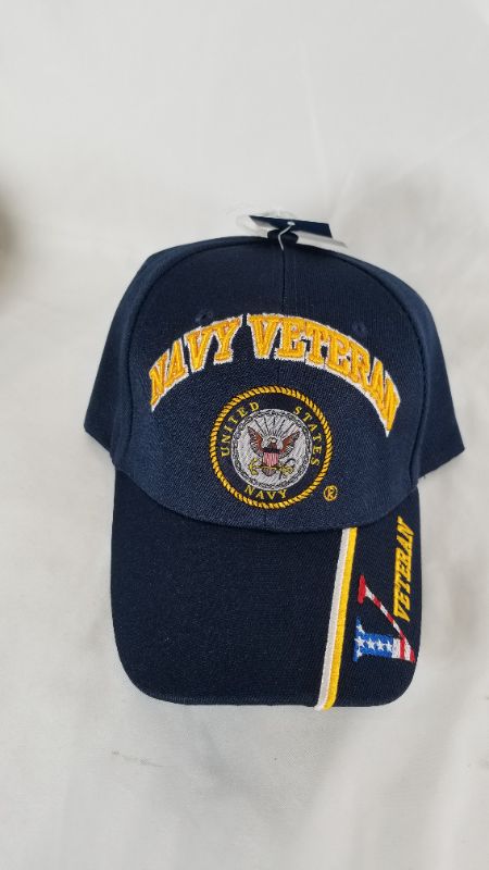 Photo 1 of NAVY VET EMBLEM CAP NEW