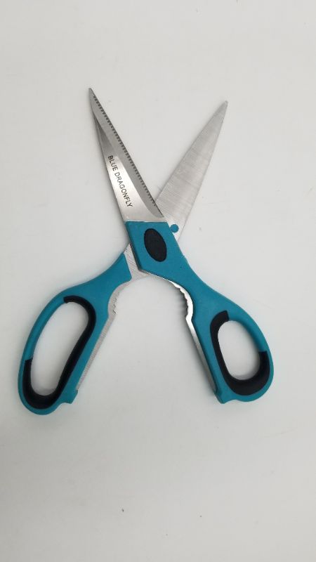 Photo 2 of BLUE DRAGONFLY KITCHEN SCISSORS NEW
